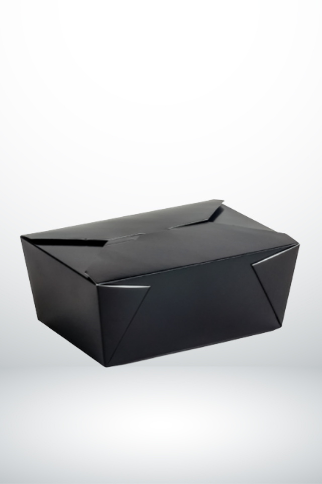 Black Takeaway Container Size#4